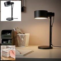 이케아 LOVMANAD LED공부스탠드 책상스탠드, 독서등+전구미포함+행주1개