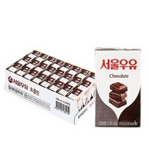 서울우유 멸균 초코 우유 200ml x 24개