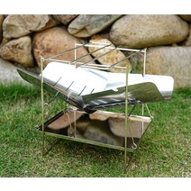 캠핑 경량 화로대 캠프파이어 바베큐 불멍 수건돌리기