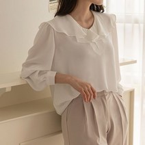 엘리시아 프림 카라 블라우스 빅사이즈 여성의류