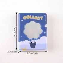 3 인치 격자 무늬 사진 앨범 40 포켓 만화 그림 스토리지 케이스 카드 홀더 스위트 스타 Photocard 바인더 미니 수집 도서, F5