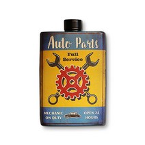 더웨스트 빈티지 철제 술병 모양 벽장식 인테리어 장식 소품, 1.AUTO PARTS