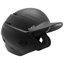 Tucci XR1 AiR 야구 타자 헬멧 매트 블랙 대표팀175954, Matte Black
