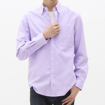 더셔츠스튜디오 루즈핏 면혼방 옥스포드 버튼다운 셔츠