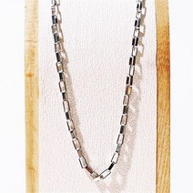 [Jbans]미디엄박스 써지컬스틸 체인목걸이 (C1901-AN624_SV) (2652286)