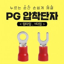 칩센 PG 압착단자 PG터미널 절연단자 링타입 Y타입, 링타입(KSPR), 10, 10-10/500개, 1개