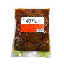(냉장)인푸드 연근조림2kg 인푸드 연근조림 연근 반찬 식자재, 상세페이지 참조