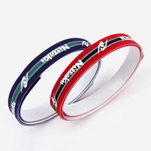 니타쿠 닛타쿠 사이드테이프 스트라이프 가드 러버가드 탁구라켓용품, 블루 (12mm)