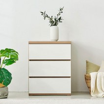 모던하우스 천호점 가구 스탠다드 3단 서랍장 W600(아이보리)_CF0522007, 사진참조