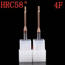 CNC HRC 60 4/2 플루트 소형 엔드 밀 카바이드 텅스텐 스틸 롱 넥 전극 플랫 밀링 절삭 공구 0.2-3mm, [02] HRC58 -4F, [56] 2.5x4Dx50L-L12, 02 HRC58 -4F_56 2.5x4Dx50L-L12