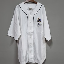 [정품♡] MLB X DISNEY 미키마우스 베이스볼 저지 뉴욕양키스 화이트 31BSK1031-50W