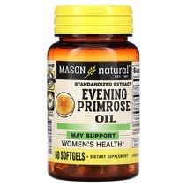Mason Natural (메이슨 내추럴) 감마리놀렌산 달맞이꽃종자유 보라지꽃 오일 소프트젤 60정