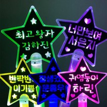 원하는 문구 주문제작 LED 응원봉 / LED별봉/LED봉/콘서트/콘서트응원봉, 여신체, 파랑