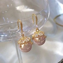 꽃소담 Pearl ear ring ZYZC9686 한국 그물 레드 2021 새로운 진주 귀걸이 여성 절묘한 고급 기질 귀걸이 프랑스 가을과 겨울 귀걸이 조수