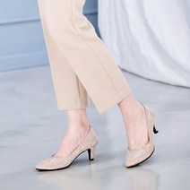 아나이스 로렌 글리터 펌프스 6.5cm
