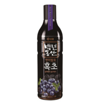 샘표 백년동안 현미발효 흑초 블랙블루베리 900ml 1개, 2개