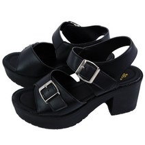 오매굿슈즈 발편한 여성용 웨지 통굽 스트랩 샌들