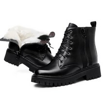 Abr 소가죽 양모 탑 그레인 여성워커 LJM3789