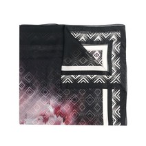 Alberta Ferretti 기하학 프린트 실크 스카프 133107