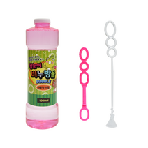 왕눈이비누방울 리필액 1000ml 대용량 버블건 비눗방울, 단품