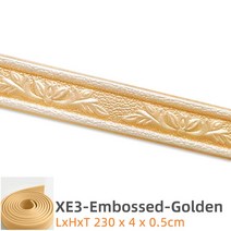 K 3D 벽 스티커 대리석 방수 DIY 자체 접착 장식 배경 아이 방 거실 벽지, [23] XE3-Embossed-Golden