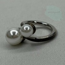 올몰 트윌리 스카프링 진주 실버 스카프장식 스카프고리 스카프매는법