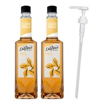 다빈치 바닐라시럽 750ml 2개 + DY시럽펌프