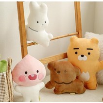 카카오프렌즈 형태 쿠션 세트 토끼와 어피치, 상세페이지 참조