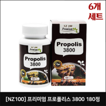 NZ100 프리미엄 프로폴리스 3800 180정 x6