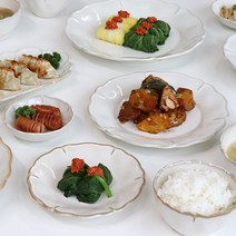 북유럽 올리브 플라워 파스타 샐러드볼 예쁜 그릇 디저트 접시 유럽풍 브런치, 샐러드볼_1호(22cm)