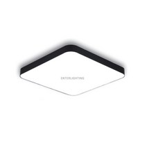 심플 블랙 LED 방등 60W 검정테 국산 실내 조명등 삼성칩 주광색 주백색 4000K, 주광