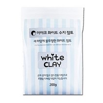 PGM1*^몰이야코 수지 점토 화이트 200g 불투명 어린이공예 오감자극 학습준비물 놀이 만들기 감각^*1췤pgm, a^^*옵션없슴