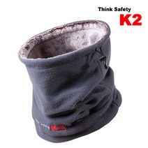 겨울 방한용품 방한 귀마개 넥워머 비니모자, K2 넥게이터(그레이)