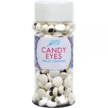 Candy Eye Toppers - 식용 베이킹 장식 - 컵케익 케이크 쿠키 브라우니용 재미있는 구글리 눈 - 할로윈 부활절 식용 아트 프로젝트 캔디 (82g 캔디 아이, 2.9oz Candy Eye Toppers_3pk