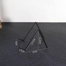 전화기 받침대 병원용 사무용 빈티지 데스크테리어, 단일사이즈, B S사이즈 블랙