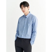 [빈폴][SLIM] 블루 마이크로 깅엄 패턴 셔츠(BC2764A11P)