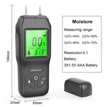5 in 1 Professional Wall Stud Detector 다기능 핸드 헬드 목재 AC 와이어 케이블 금속 탐지기 전기 벽 스캐너, Wood Moisture Meter