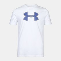 언더아머 남성 빅 로고 루즈핏 반소매티셔츠 SS 1329583-100