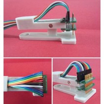 DYKB 테스트 연소 고정 장치 1.27MM 간격 테스트 스탠드 PCB 클립 포고 핀 디버그 다운로드 프로그램 번 3P 4P 5P 6P 7P 8P 9P 10P 12P, Double row_1.27MM -12P
