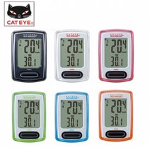 Cateye VT-235W 무선속도계 백라이트 6색상, 블랙