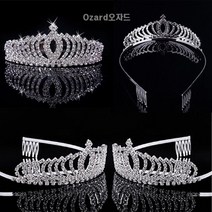 W369BECL 공주 왕관 여아 헤어밴드 헤어악세서리 유아 프린세스 악세서리 머리띠 선물 티아라 아기헤어밴드 공주소품 왕관머리핀