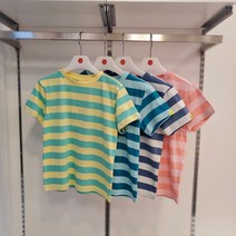 래핑차일드 부평점 컬러 매치가 돋보이는 스트라이프 티셔츠 DAYDAY 볼드스트라이프 T B3329-33I-O2 LHC