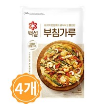 CJ 명절전 제사음식 생일 추석 설날 상차림 부침가루 마지막 한입까지 바삭 1kg, 4개