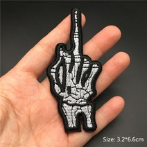 와펜 패치 자수 열접착 흑백 자수 패치 줄무늬 의류 아플리케 철 스티커 바느질 Diy 장식 배지 태극기 리폼 캐릭터 밀리터리 알파벳, 20 PK-0039