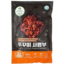 쭈꾸미 사령부 불타는 매운맛 (냉동), 600g, 4개