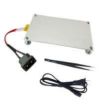 필름히터 PTC 가열 플레이트 550W 용접 납땜 알루미늄 히터 LED 비드 리무버 BGA 수리 칩 철거 240260 ℃, 04 Plate Tweezer US