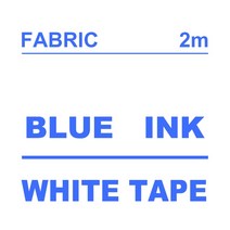 휴대용 라벨 프린터 미니 라벨기 12mm 라벨 Dymo Letratag 91201 12267 LT-100H 기계, 13 White Fabric_01 12mm