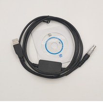 GEV189-Cable USB 데이터 다운로드 (734700) Total Station 5 pines Windows 7 8, 한개옵션0