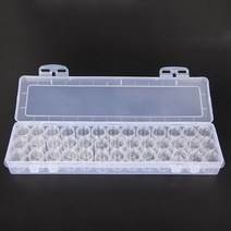 바느질 실 보관 상자 42 조각 스풀 보빈 운반 케이스 컨테이너 홀더 공예 정리 재봉, [11] 39grid