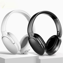 Baseus D02 Pro 무선헤드폰 블루투스 핸즈프리 헤드셋, 블랙